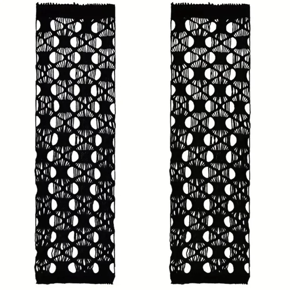 Black Hollow Out, Elegant Decorative Arm Cover, Leisure Style Fingerless Sleeves